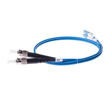 Customized OS2 Single Mode LC/SC/FC/ST/LSH Duplex Armored Fiber Patch Cable